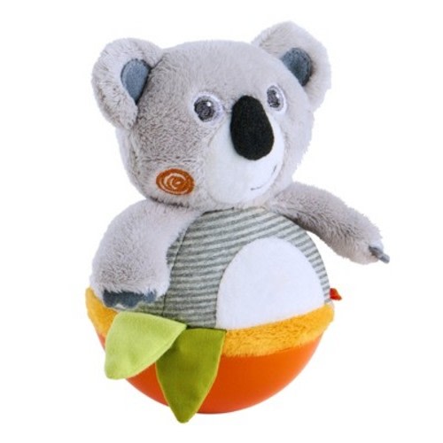 HABA Roly Poly Koala Wobbly Animal Chiming Baby Sensory Toys for Tummytime, Ideal Baby Toy for 6 Months+