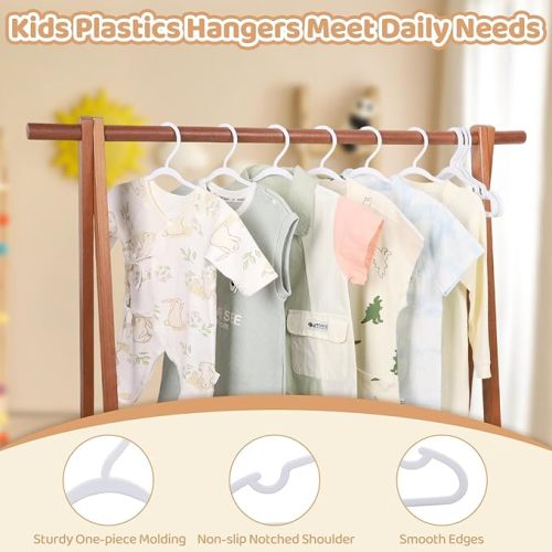 White Baby Hangers - 11.42 inch