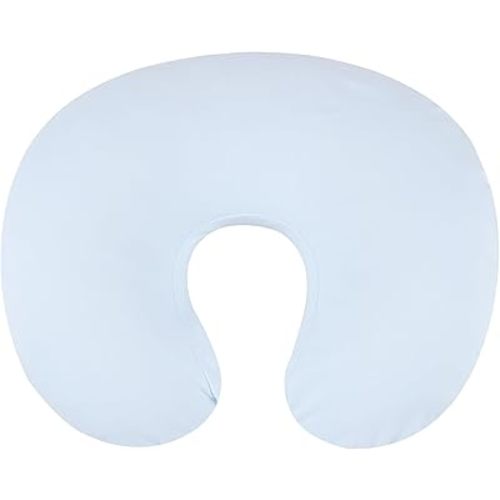 Onacosht 100% Organic Cotton Nursing Pillow Cover Soft Breathable Jersey Feeding Pillow Slipcover Fits Standard Infant Nursing Pillow or Positioner for Baby Boy and Girl, Pastel Blue