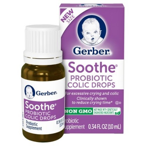 Gerber Soothe Probiotic Colic Drops - 0.34 fl oz
