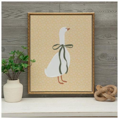 Fancy Goose Canvas Wall Decor