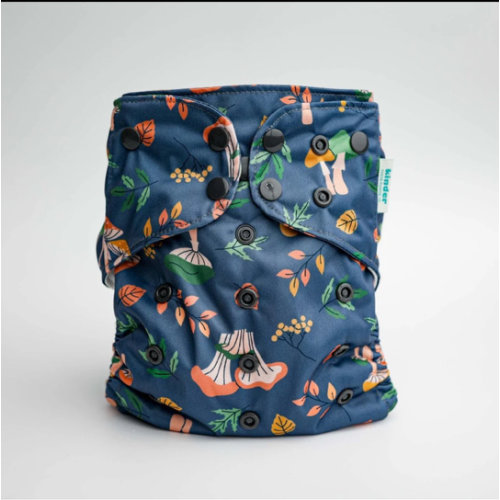 Nature: Essentials Pocket Cloth Diaper with Athletic Wicking Jersey, Grows with your Baby