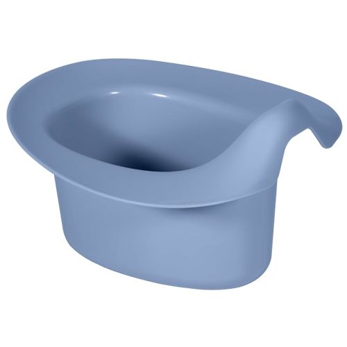 Kindsgut Elimination Communication Baby Potty – Ergonomic Infant Potty for Babies, Easy-Clean EC Potty with Splash Guard, Includes Printed EC Beginner Guide, Designed in Germany, Pigeon Blue
