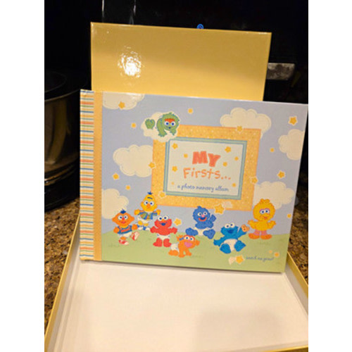 Vintage Sesame Street Baby Book of My Firsts Photo Memory Album