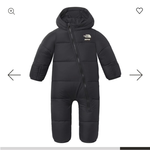 THE NORTH FACE X SKIMS BABY 1996 NUPTSE ONE-PIECE | ONYX | SKIMS