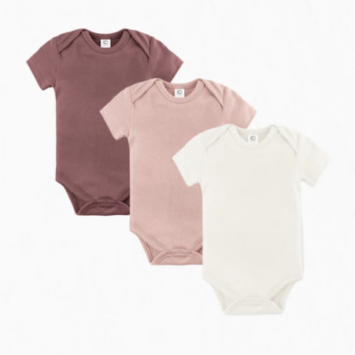 3-Pack Short Sleeve Bodysuit Bundle