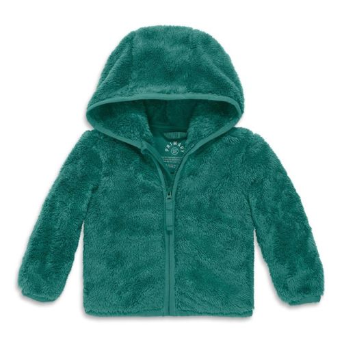 Primary Baby Teddy Fleece Jacket in Sunwashed Teal Size 6-12 Months