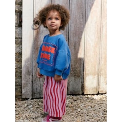 Buy Cobalt Blue Snack Time Sweatshirt and Wide Leg Joggers Set (6-9 months) from Next USA
