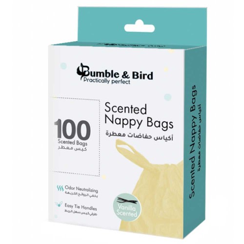 Bumble & Bird - Biodegradable Scented Diaper Disposal Bags - Pack Of 100