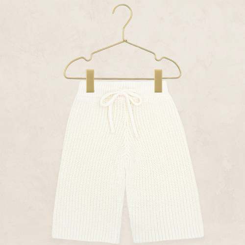 Knit Chunky Wide Leg Pant - Ivory