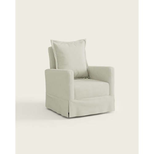 Dusk Swivel Nursery Glider Chair | Nestig
