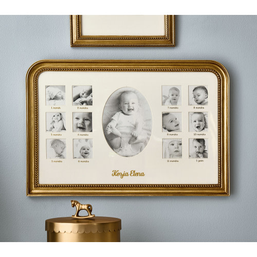 Chris Loves Julia Arched First Year Frame (18"x 12")