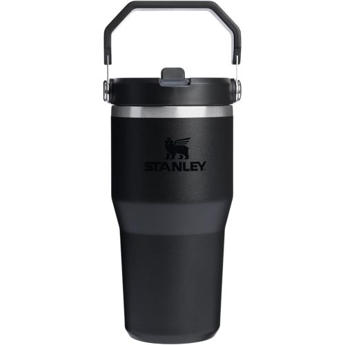 Stanley IceFlow 2.0 Flip Straw Tumbler with Handle 20 oz | Twist On Lid and Flip Up Straw | Leak Resistant Water Bottle | Insulated Stainless Steel | BPA-Free | Black 2.0