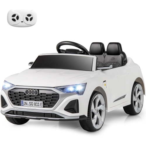 Olakids Licensed Audi SQ8 Ride on Car, 12V, Remote, LED Lights, Music