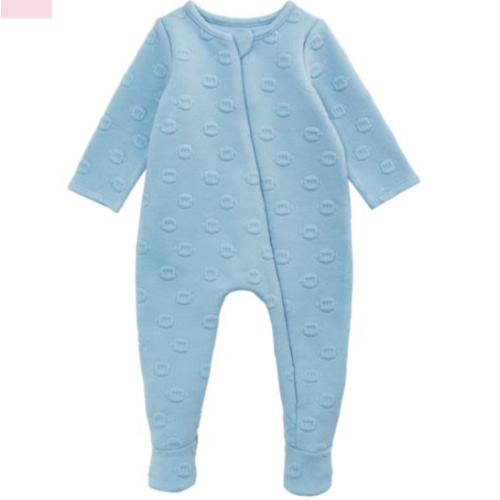 Quilted Football Baby Sleeper for Newborns | Mud Pie