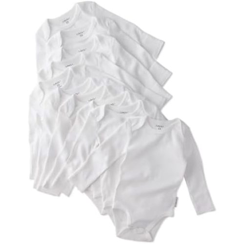 Baby Blake 10-pack Long Sleeve Bodysuits​ 100% Organic Cotton Baby Boy & Girls