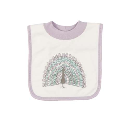 T-Shirt Bib - Peacock Print