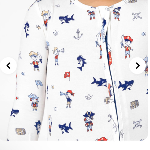 Pirate Bamboo Convertible Footie