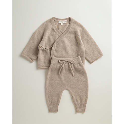 Cashmere Baby Cardigan & Pants Set | Petit Louli