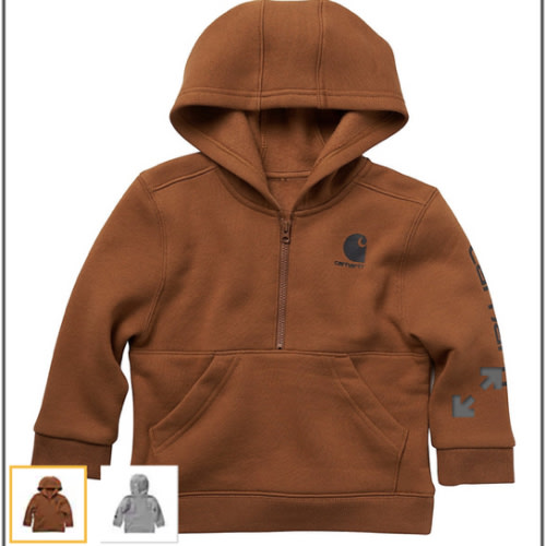 Boys' Long-Sleeve Half-Zip Sweatshirt (Baby/Toddler) | Shop all Boys | Carhartt