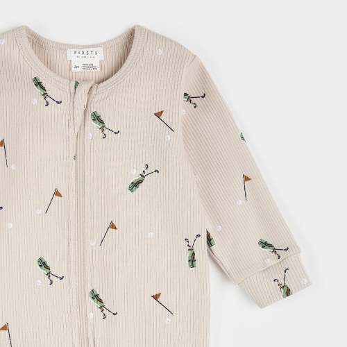 Golf Caddy Print on Sand Ribbed Sleeper
