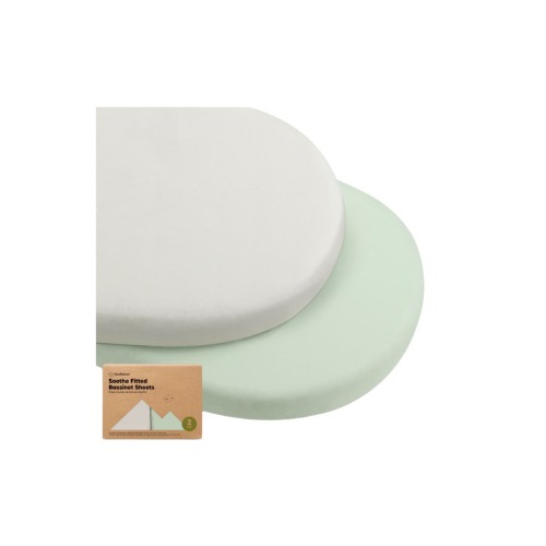 2-Pack Soothe Fitted Bassinet Sheets