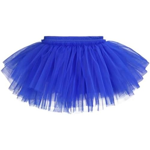 Baby Girls Soft Fluffy Tutu Skirt with Diaper Cover, Tulle Dress Skirt 3 Layers Soft for Newborn,Toddler