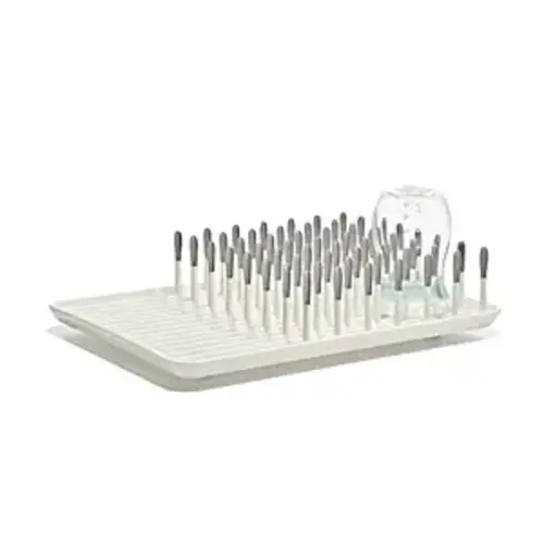 OXO Tot Baby Bottle Drying Rack, Gray, Newborn Essentials Must-Have