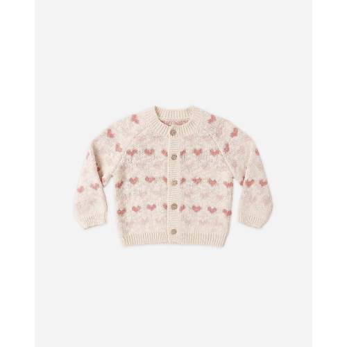 Knit Cardigan Hearts