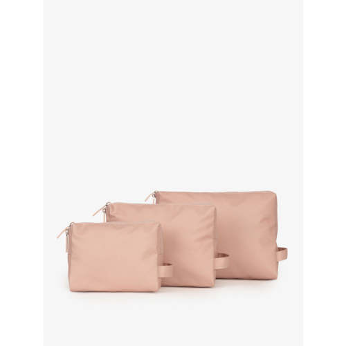 Water Resistant Zip Pouch Set (3 Pieces) - DAISY