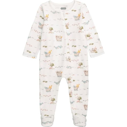 Mud Pie Baby Boy Noah's Ark Zip Sleeper