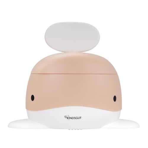Kindsgut Whale Potty Training Toilet – Ergonomic Toddler Potty for Boys & Girls, Designed in Germany, Non-Slip & Easy Clean, Peach