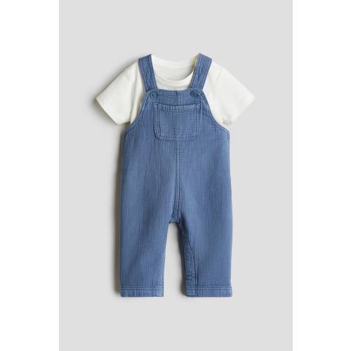 2-PIECE OVERALL AND SHIRT SET