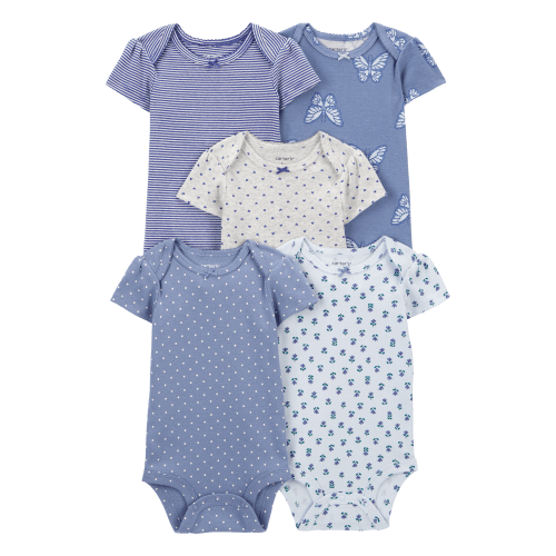 Baby 5-Pack Butterfly Short-Sleeve Bodysuits - Carter's | Carter's