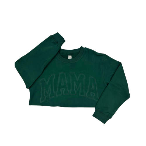 MAMA Drop Shoulder Crew - Emerald Green *updated fit*