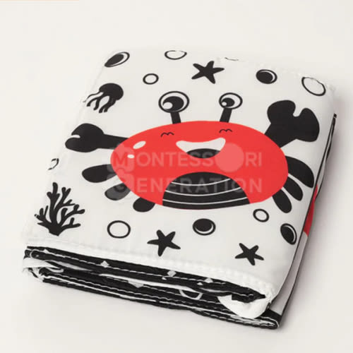 Montessori Newborn Contrast Book - Your Baby's First Book!