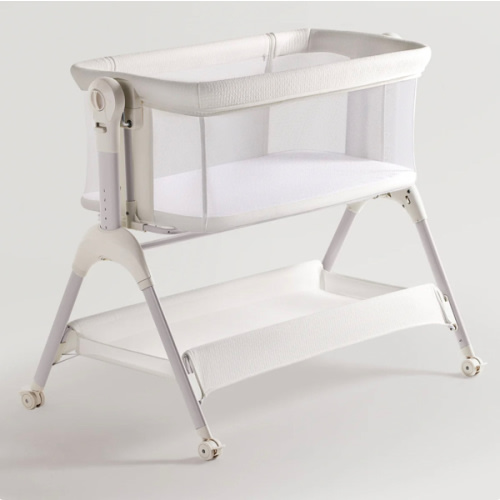 HARPPA Cuddly Sway | 3-in-1 Rocking Baby Bassinet & Bedside Sleeper with Anti-Reflux Mattress for Newborns | Attaches to Bed, Adjustable Height, Tool-Free Setup, Portable Wheels, CPSC Certified, Gentle Rocking Motion | Ideal for Infants, Safe Co-Sleeping