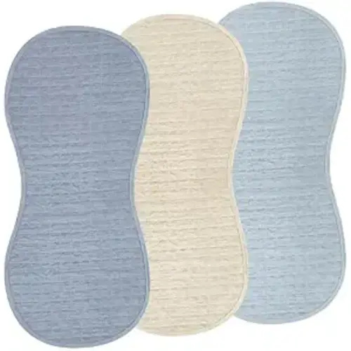 Hahafelt 3 Pcs Baby Changing Pad Liners,Elegant Style,Blue