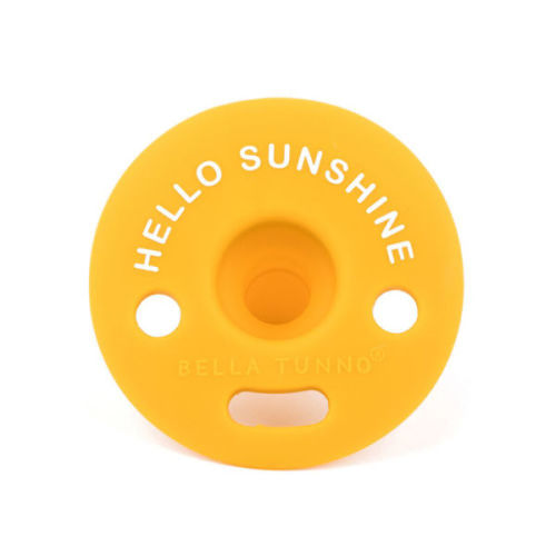 Hello Sunshine Bubbi Pacifier | Bella Tunno