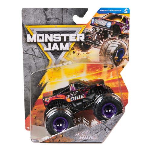Monster Jam Wild Side Monster Truck, 1:64 Scale