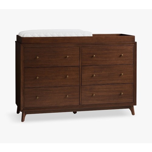 Sloan 6-Drawer Dresser & Topper Set (55w x 18d")