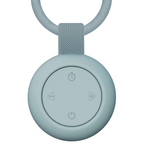 Portable Baby Sound Machine & Essentials for Babies & Kids-Blue | White Noise Machine[Timer Function][20 Soothing Sounds][15 Hours Battery Life]Travel,Registry,Gifts,Clips on Baby Stroller