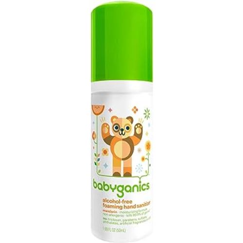 Babyganics Alcohol Free Foaming Hand Sanitizer - Mandarin - 1.69 oz