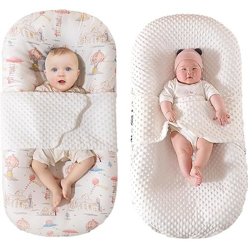 Chaise Longue Pillow,Children's Recliner, Soft and Breathable Chaise Longue Pillow with Anti-Scare Design for Bedtime(0-24month) (A)