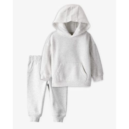 Toddler Boy 2-Piece DayDream Fleece Long-Sleeve Hoodie & Joggers Set - Grey - 4T