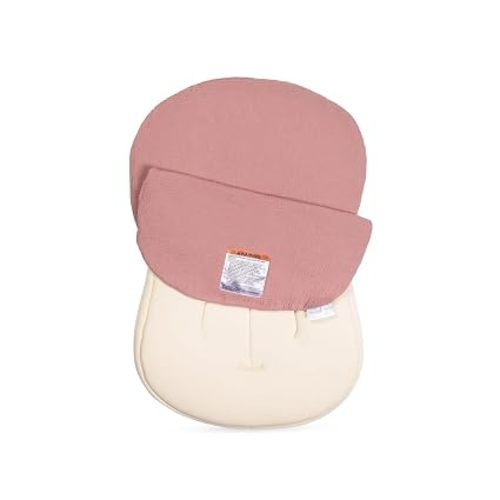 snuggle me Organic Cotton Muslin Newborn Baby Lounger Cover - Gumdrop | 100% Organic Cotton Baby Nest Slipcover For Infant Lounger, Soft & Breathable For Boys Girls, Machine Washable
