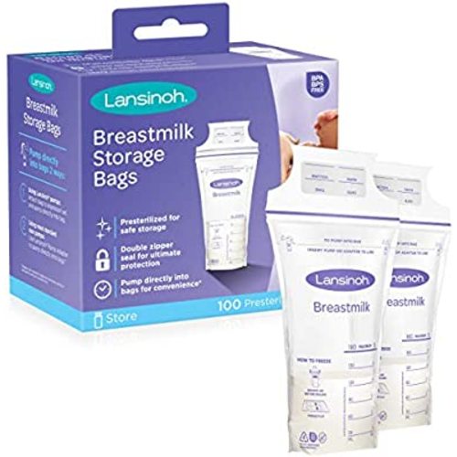 Lansinoh Breastmilk Storage Bags, 100 Count Milk Storage Bags