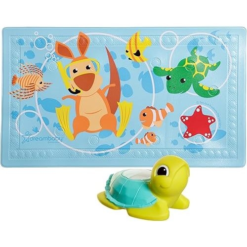 Dreambaby Anti-Slip Bath Mat with Room & Bath Thermometer