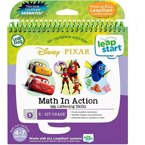 LeapFrog LeapStart 3D Disney Pixar Pals Math Book