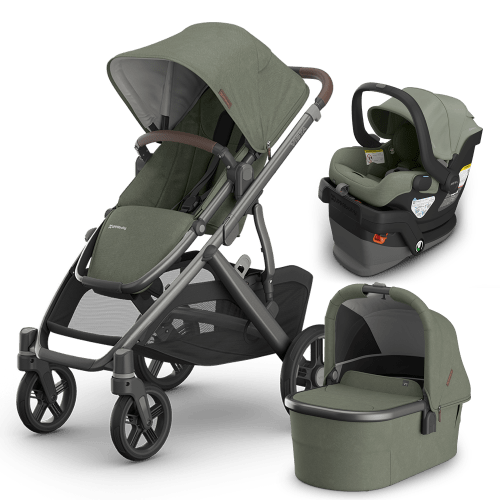 UPPAbaby Vista V3 Stroller + Bassinet + Mesa/Aria Travel System